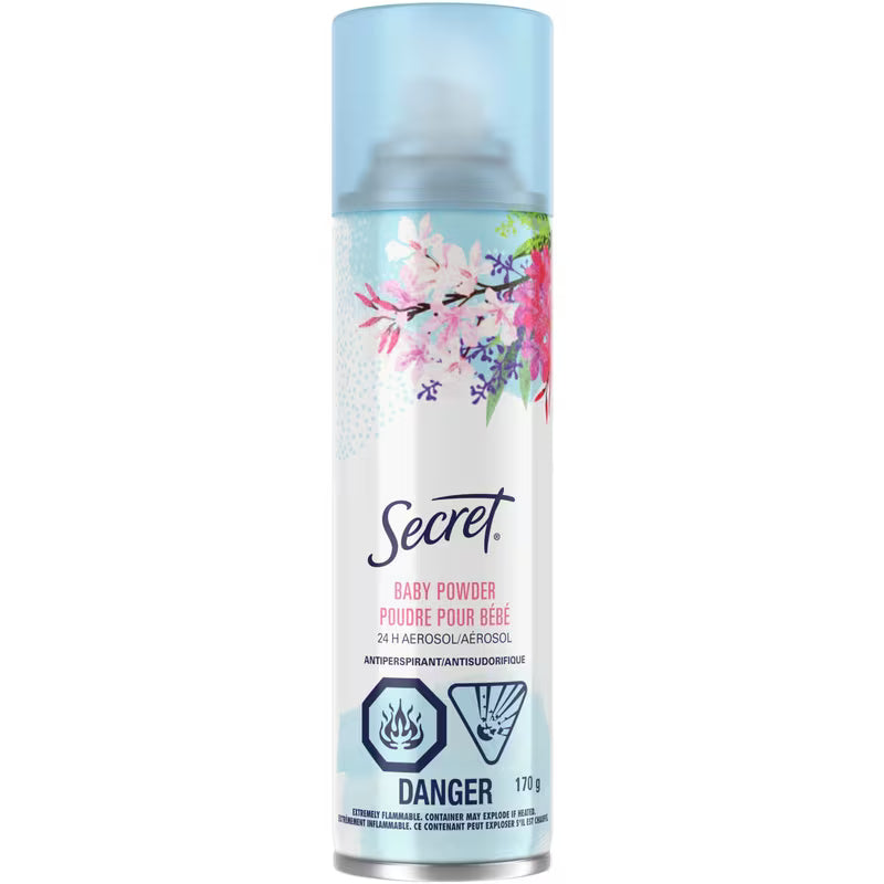 SECRET ANTIPERSPIRANT BABY PD 170G AEROSOL