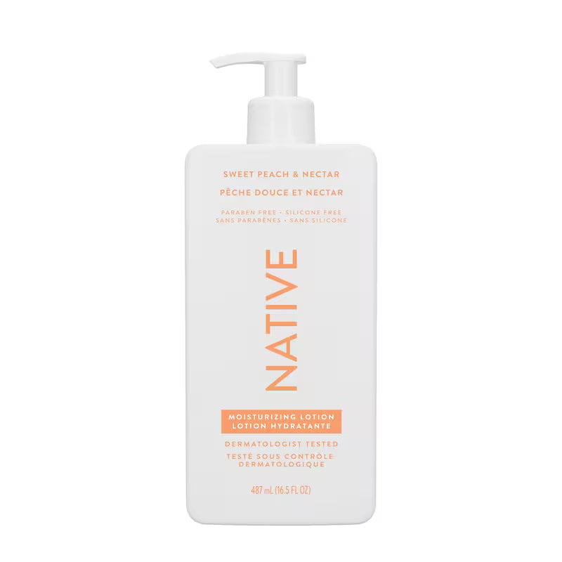 NATIVE HAND BODY LOT SWEET PEACH NECTAR 487ML