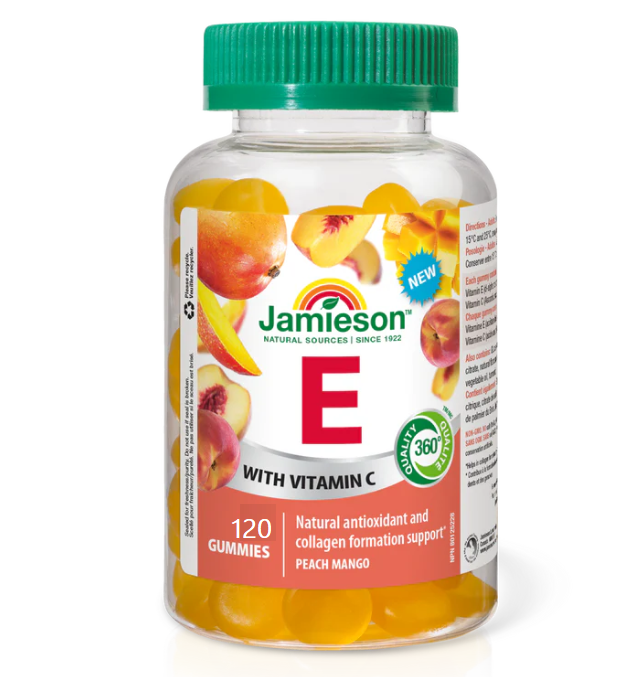 Jamieson JMS Vitamin E 200IU Gummy 120Gummies