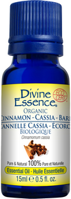 Divine Essence   Cinnamon Cassia Bark (Organic) 15ml