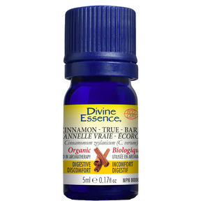 Divine Essence   Cinnamon - True Bark (Organic) 5ml