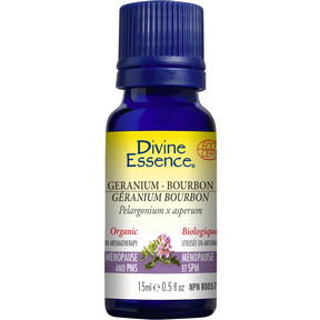 Divine Essence   Geranium Bourbon (Organic) 15ml