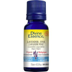 Divine Essence   Lavender - Fine (Organic) 15ml