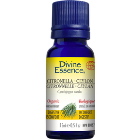 Divine Essence   Citronella - Ceylon (Organic) 15ml