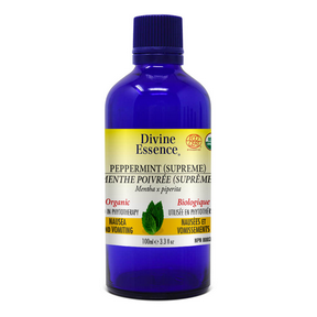 Divine Essence   Peppermint Supreme Organic 100ml