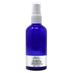 Divine Essence   Blue Glass Bottle 100ml Spray 100ml