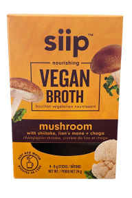 Siip Bone Broth Vegan Mushroom Broth 4 Pack 12 x 24g