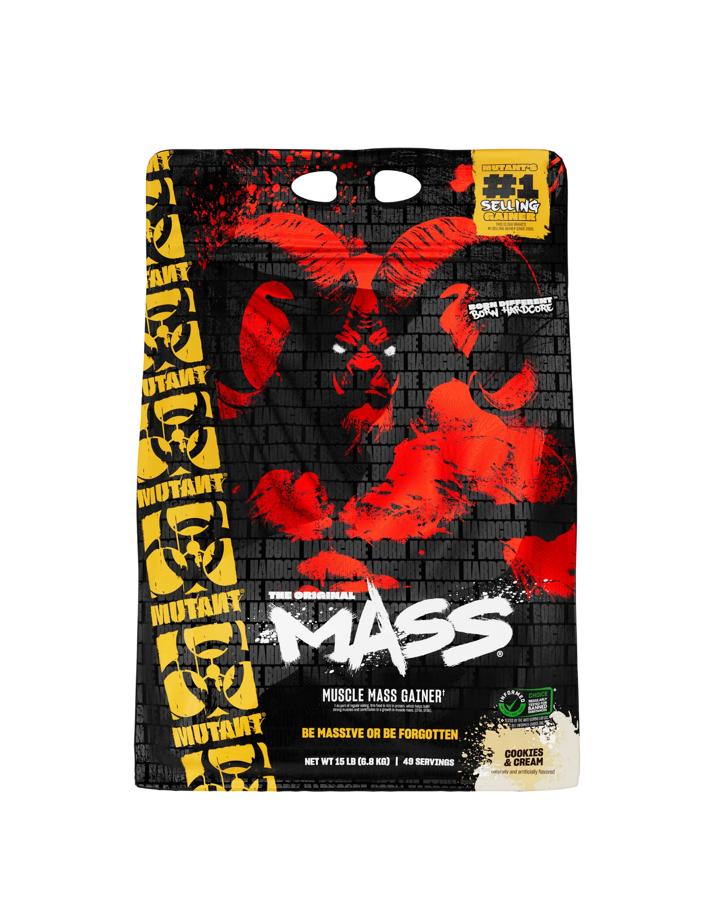 Mutant MUTANT® MASS® Cookies and Cream 6.8 kg (15 lbs)