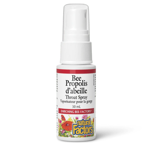 Natural Factors   Bee Propolis Tincture Throat Spray   30 mL spryspry