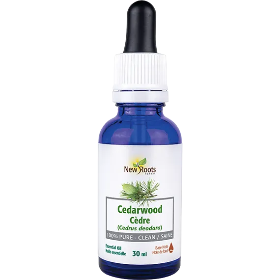 NewRoots Cedarwood Pure Essential Oil Cedrus deodara 30 ml