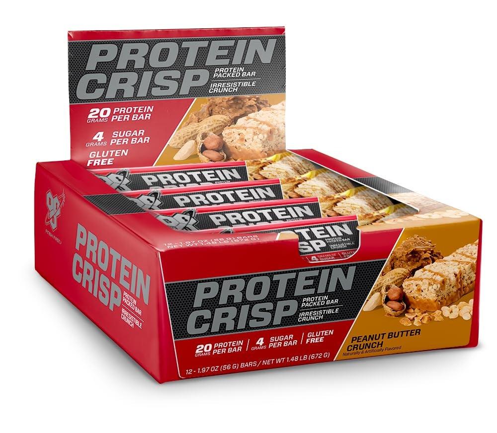 BSN SYNTHA 6 PROTEIN CRISP BAR 56g -12/box PEANUT BUTTER CRUNCH