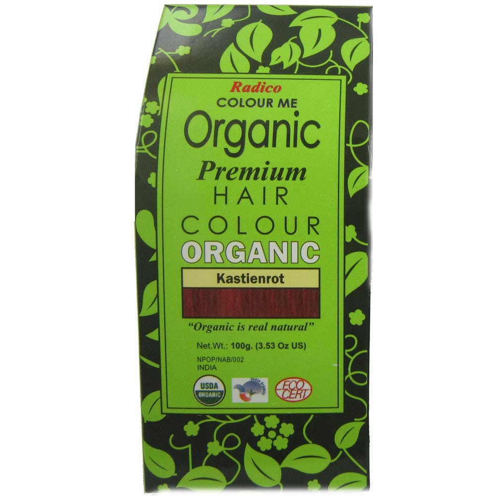 Radico_Radico Org. Hair Colour Powder - Auburn Red_100g