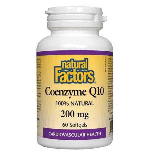 Natural Factors Coenzyme Q10 200 mg 60 sgels