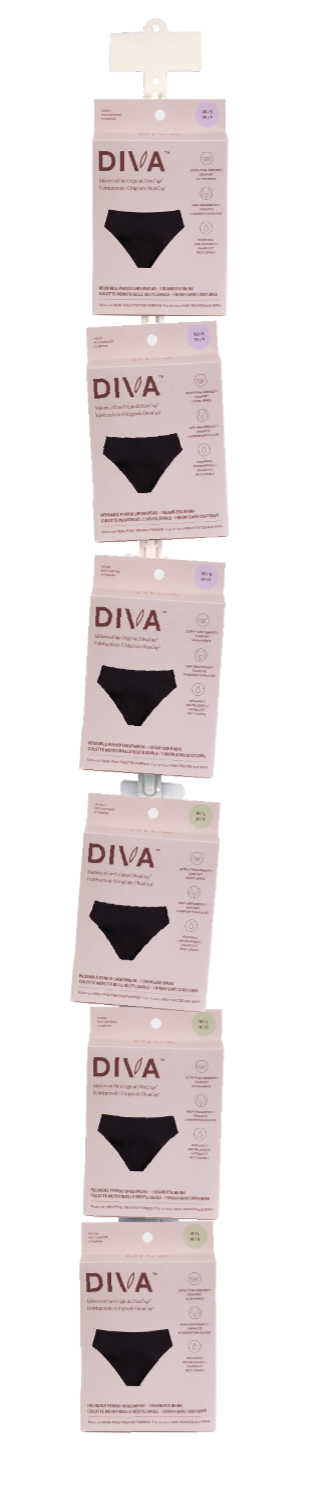 Diva International   Clip Strip Period Underwear (2) 1clstr