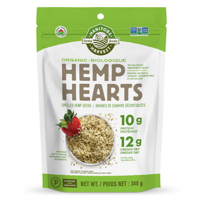 Manitoba Harvest   Organic And Natural Hemp Seed   Org Hemp Hearts 340G