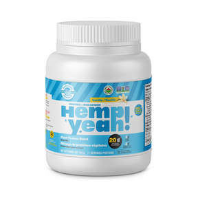 MANITOBA HARVEST -  Hemp Yeah! Plant Protein Blend, Vanilla, Organic (tub)    454g