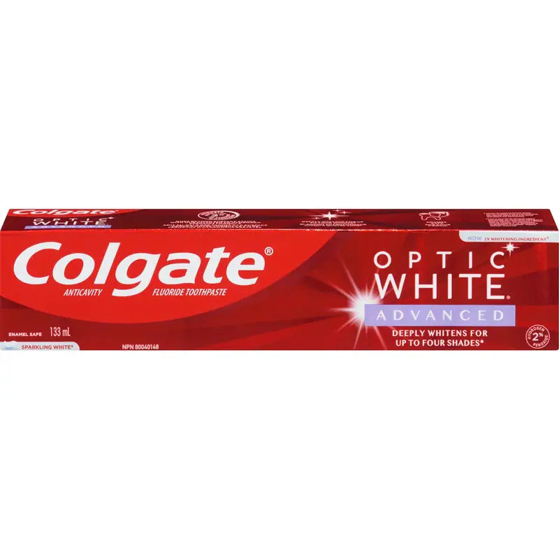 COLG OPTIC WHITE T/P ADVANCE SPARKLING WHITE 133ML TOOTHPASTE