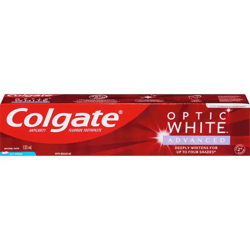COLG OPTIC WHITE T/P ADVANCE ICY FRESH 133ML TOOTHPASTE