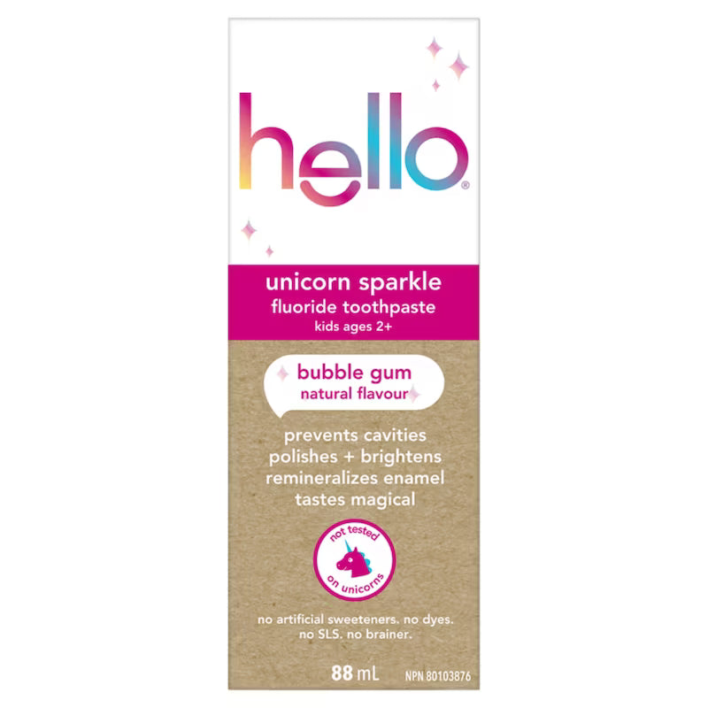 HELLO TOOTHPASTE KIDS 2+ UNICORN 88ML