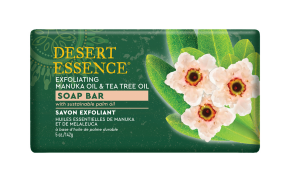 DESERT ESSENCE    Bar Soaps    DESERT ESSENCE    Bar Soaps    Manuka Oil & Tea Tree Soap Bar142g