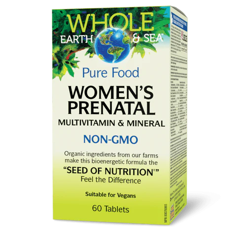 Natural Factors   Women's Prenatal Multivitamin & Mineral, Whole Earth & Sea   60tabs