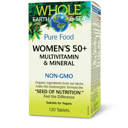 Natural Factors   Women's 50+ Multivitamin & Mineral, Whole Earth & Sea™   120tabs