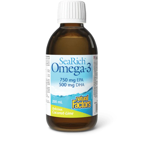 Natural Factors   Omega-3 750 mg EPA/500 mg DHA, Coconut-Lime, SeaRich   200mlliquid
