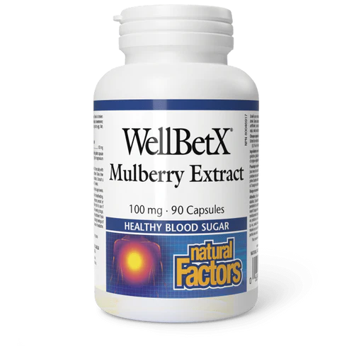 Natural Factors   WellBetX® Mulberry Extract 100 mg   90 capscaps
