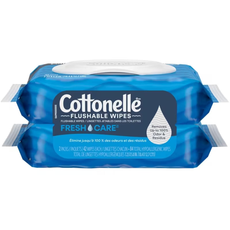 COTTONELLE FRESH CARE MOIST WIPES REFILL 84