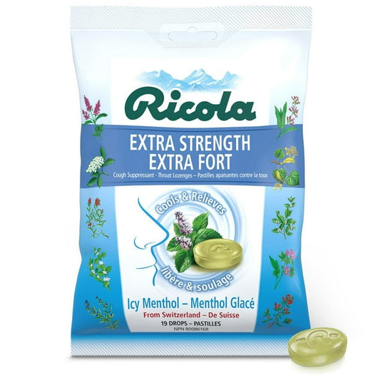 Ricola   Icy Menthol - Extra Strength Loz 8 x 19ct