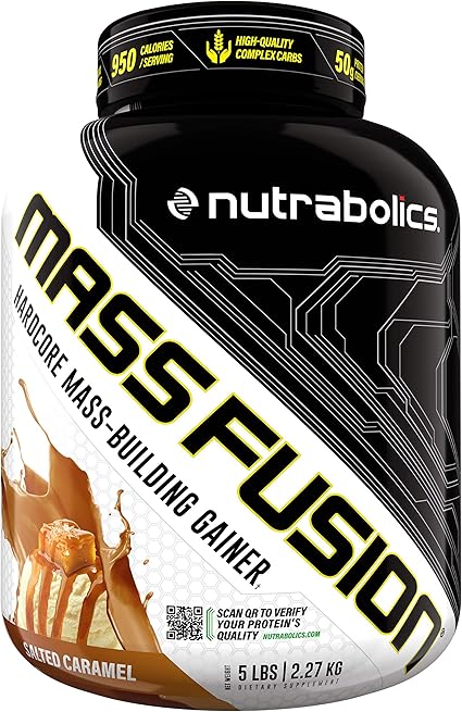 NUTRABOLICS MASS FUSION SALTED CARAMEL 5lbs