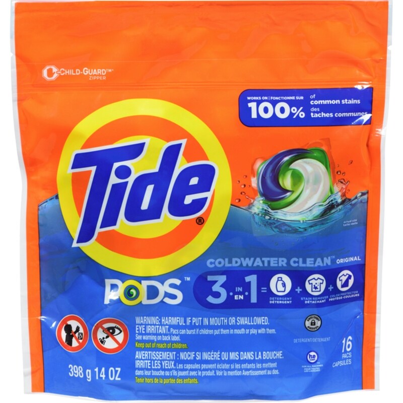 TIDE LIQ PODS ORIGINAL 16 pack of 6