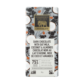 Endangered Species Chocolate-Dk Choc Oat Milk Ccnt & Almnds