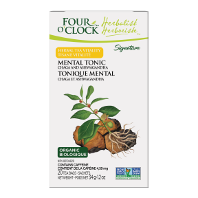 FOUR O’CLOCK -    Mental Tonic Organic Herbal Tea    20ct