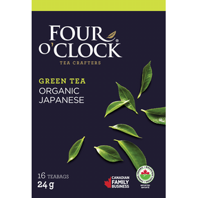 FOUR O’CLOCK -    Green Tea, Japanese, Organic    16ct