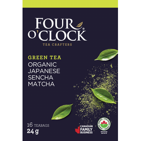 FOUR O’CLOCK - Japanese Sencha Matcha  Green Tea    16ct