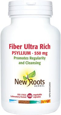 NEW ROOTS Fibre Ultra Rich Psyllium · 550 mg 100 capsules