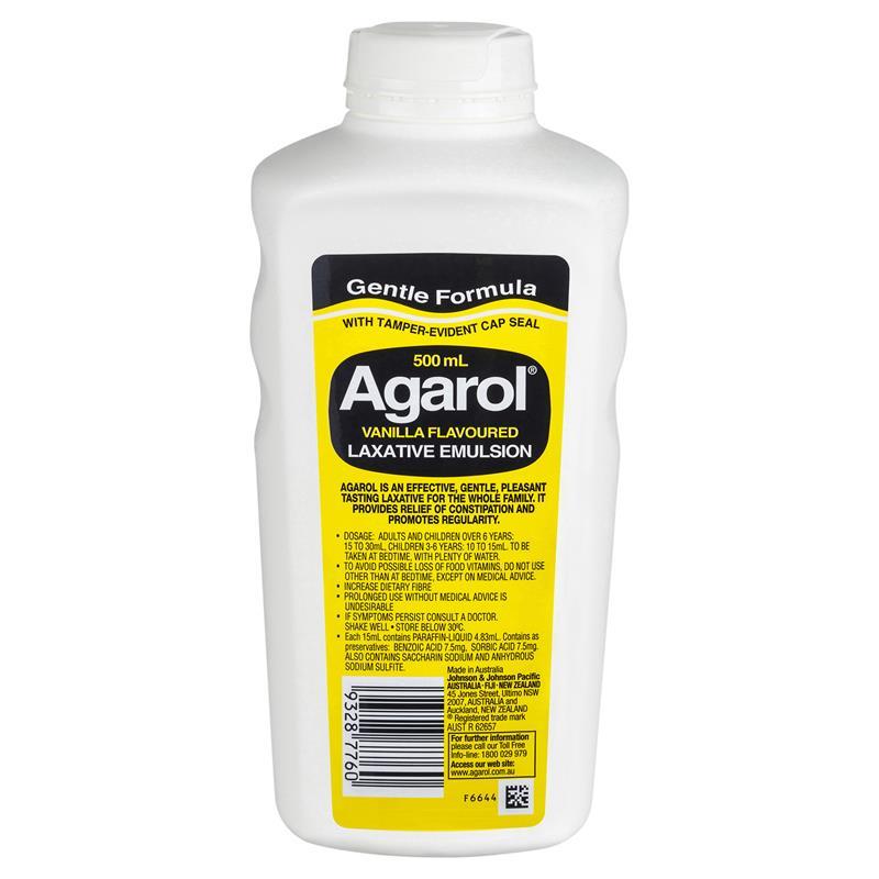 Agarol Plain Vanilla Laxa Liq 250ml