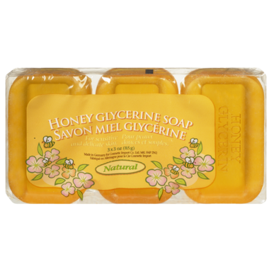 SOAP HONEY GLYCERINE 3X85G