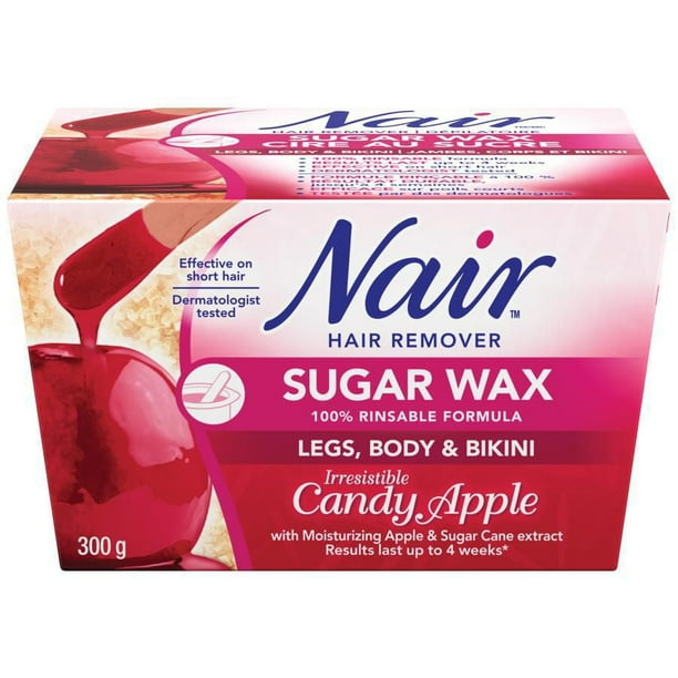NAIR SUGAR WAX CNADY APPLE 300G