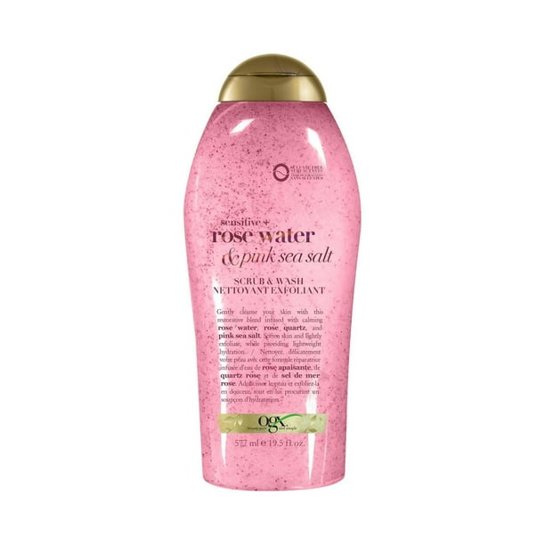 OGX PINK SEA SALT & ROSE WATER SCRUB 577ML