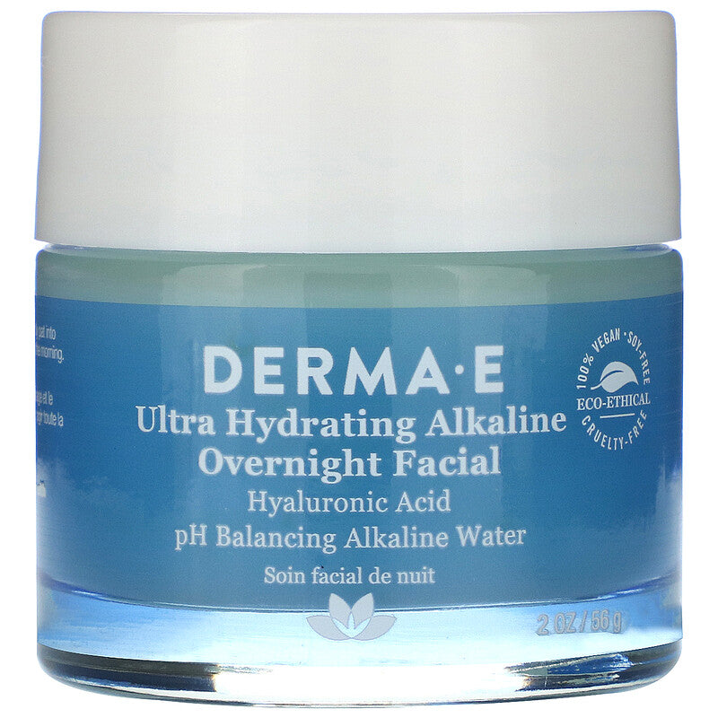 DERMA E    First Signs of Aging    DERMA E    First Signs of Aging    Hydrate Alka Overnight Facial 60ml
