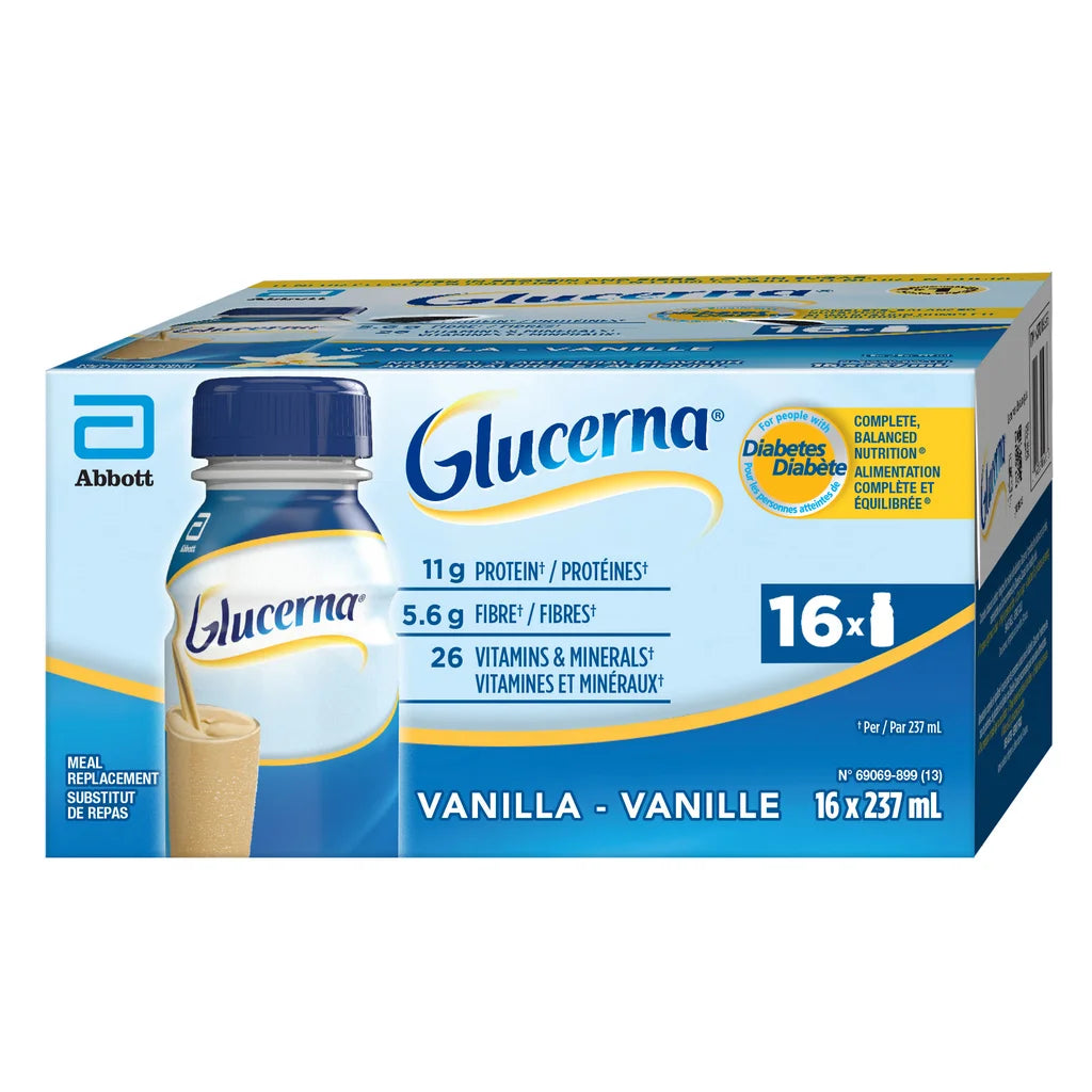 GLUCERNA LIQ VANILLA 16X235ML LIQUID
