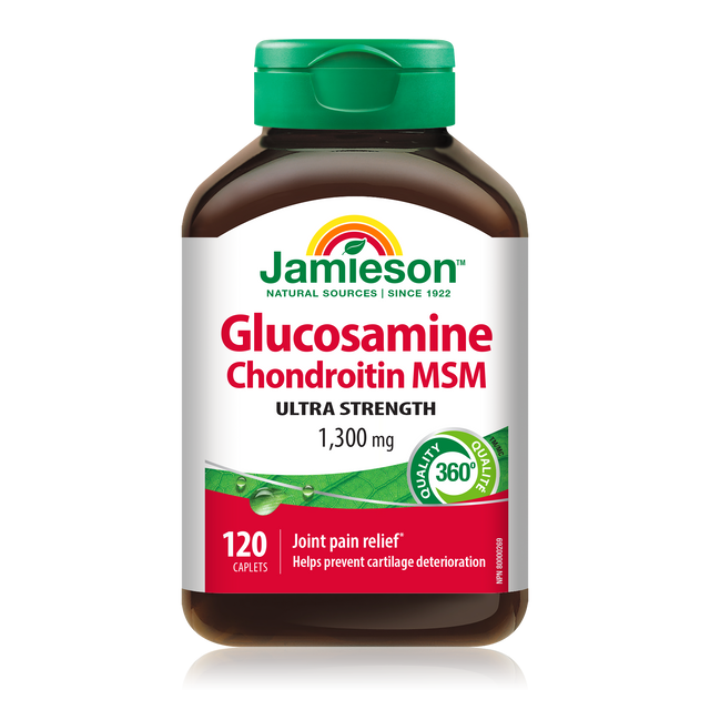 Jamieson JMS Glucos. Chondroitin MSM 1300mg 120's 120Caplets