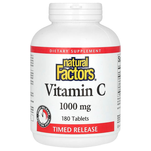 Natural Factors   Vitamin C 1000 mg Time Release   180 tabstabs
