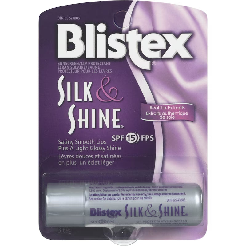 BLISTEX SILK & SHINE 3.69G STICK MED. pack of 12