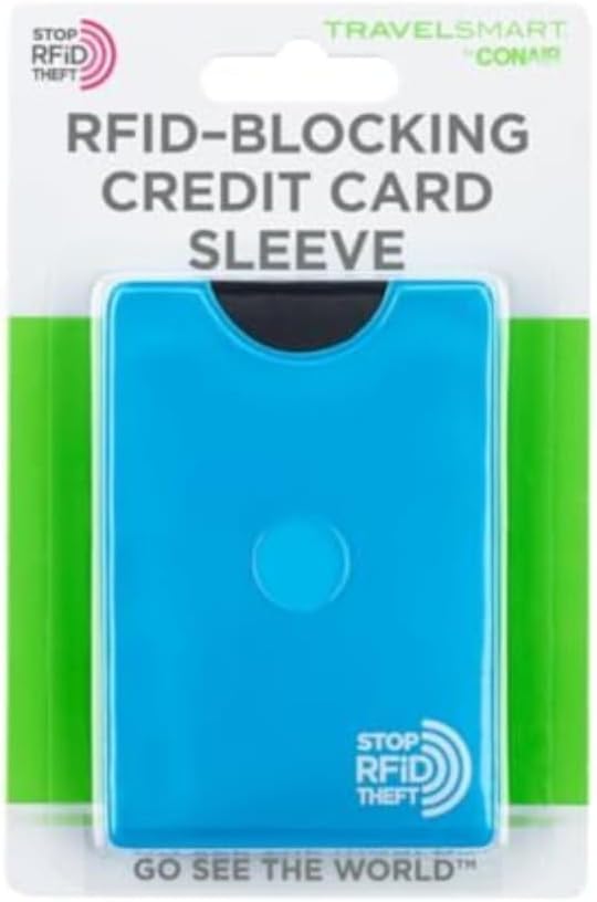 TRAVELSMART CREDIT CARD SLEEVE W/ RFID-BLOCKING pack of 6