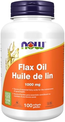 NOW Flax Oil 1000mg 100gel