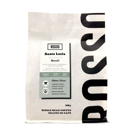 Rosso   Santa Lucia - Whole Bean Coffee 340g