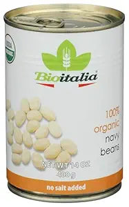 BIOITALIA CANNED - Navy Beans, Organic (BPA Free) 398ml